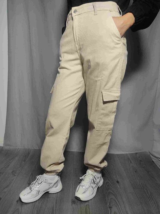 PANTALON JOGGER AVEC ÉLASTIQUE EN BAS